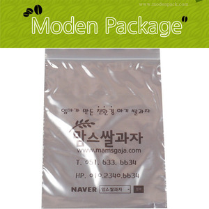 [제작건] 맘스쌀과자 PE지퍼백